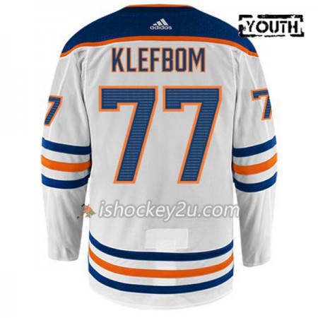 Børn NHL Edmonton Oilers Trøje OSCAR KLEFBOM 77 Adidas Hvid Authentic